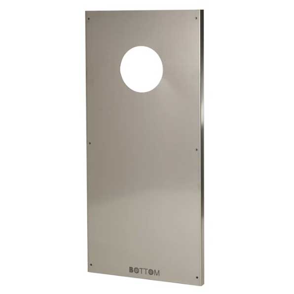 23"x50" Stainless Back Wall Plate with Hole