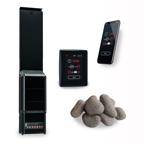 Saunum AIR 7 WiFi Sauna Heater Package