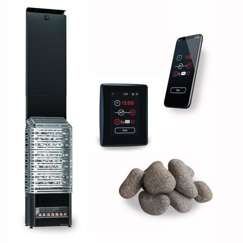 Saunum AIR 5 WiFi Sauna Heater Package