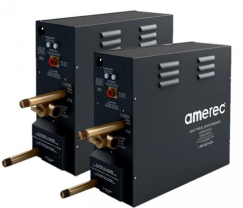 Amerec AK18 Advanced 18kW steam generator for home and spa, ensuring reliable steam.