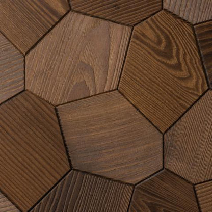 EmotionWood Hexagon Thermo-Ash Brushed