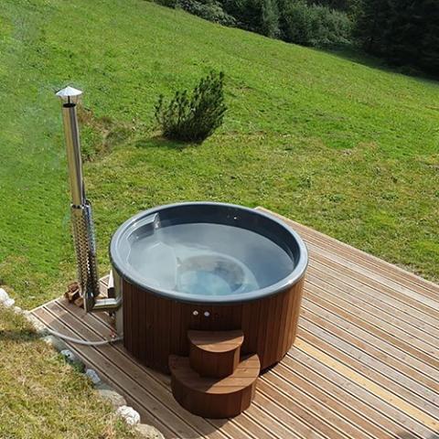 SaunaLife Model S4N Wood-Fired Hot Tub