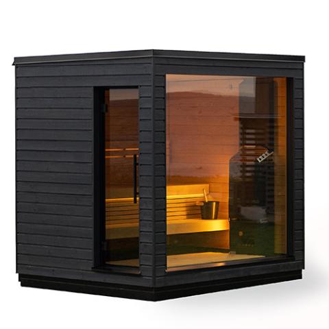 SaunaLife Model G6 Pre-Assembled Outdoor Home Sauna